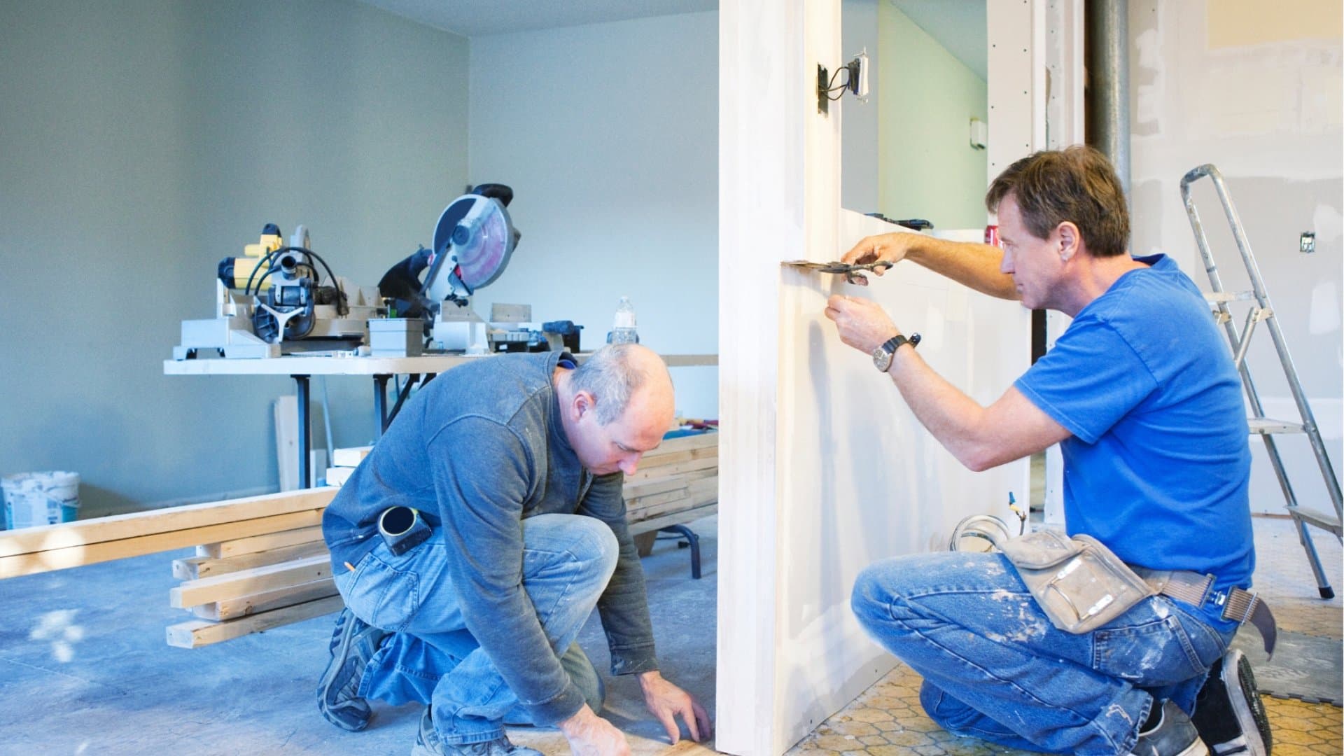 Professional remodeling work