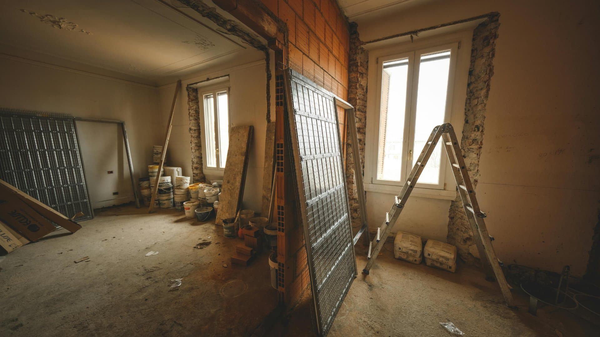 Whole house renovation structural work and framing